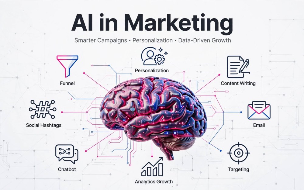 AI in marketing — personalisation, content, targeting and analytics